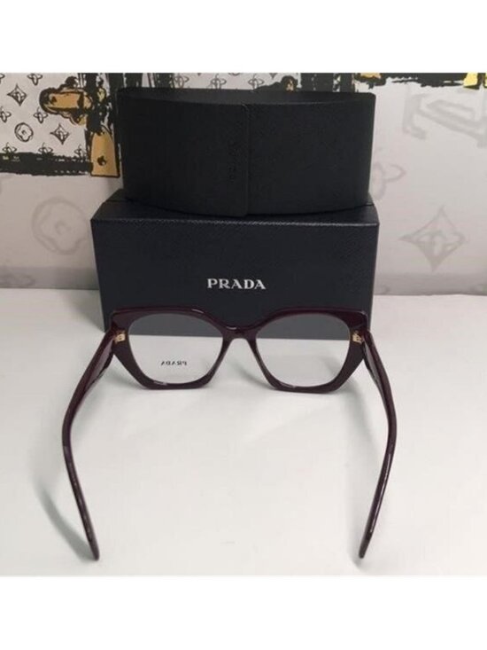 New Authentic ? Prada PR 18WV VIY1O1 Eyeglasses – Garnet main image 8